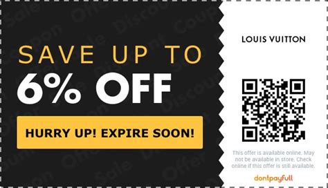 louis vuitton coupon code 2024|amex louis vuitton offer.